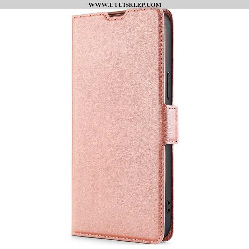 Etui Folio do Samsung Galaxy M13 Bardzo Cienka Sztuczna Skóra